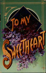 To my sweetheart Postcard