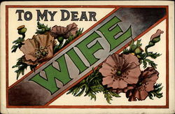 To My Dear Wife Postcard