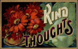 Kind Thoughts Greetings Postcard Postcard