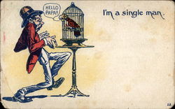 I'm a Single Man Postcard