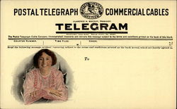 Postal Telegraph Commercial Cables Postcard Postcard