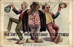 Us Dutch Must Stand Together Postcard