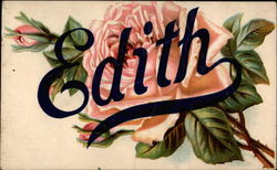 Edith Names Postcard Postcard