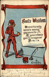 Fools Wisdom! Postcard