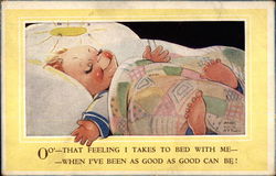 Oo' That Feeling I Takes o Bed with Me- Postcard