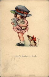 I can't Bake- But Comic, Funny Postcard Postcard