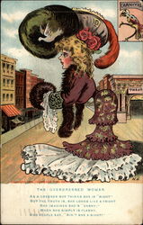 The Overdressed Woman Postcard