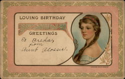 Loving Birthday Greetings Postcard