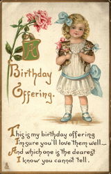 A birthday offering Postcard Postcard