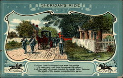 Sheridan's Ride Army Postcard Postcard