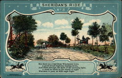 Sheridan's Ride in the Snow Postcard