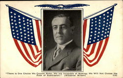 Woodrow Wilson Quote Postcard