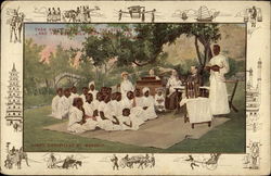 Hindu Christians at worship Religious Postcard Postcard