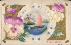 Sincere Wishes to You! Airbrushed Postcard Postcard