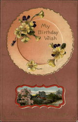 My birthday wish - a hearty greetings Postcard