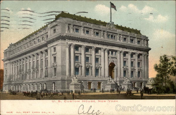 U S Customs House New York City NY