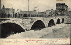 New Osborne House - Court Street Bridge Rochester, NY Postcard Postcard