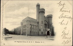 13th Regiment Armory N.G.N.Y Postcard