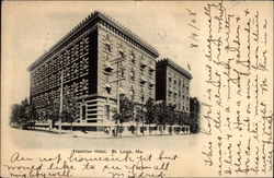 Hamilton Hotel St. Louis, MO Postcard Postcard