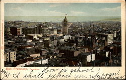 San Fransisco Panorama View San Francisco, CA Postcard Postcard