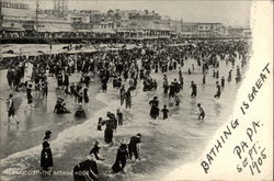 Atlantic City The Bathing Hour Postcard