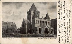 6977 - Trinity Church, Boston, Mass Postcard