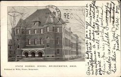 State Normal School Bridgewater, MA Postcard Postcard