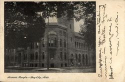 Masonic Temple- Bay City, Mich Michigan Postcard Postcard