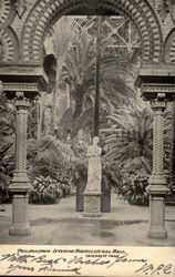 Interior, Horticultural Hall Postcard