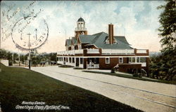 Riverton Casino, Greetings from Portland, Maine Postcard