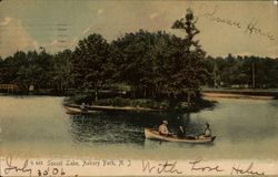 Sunset Lake Postcard