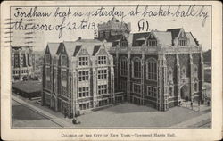 College of the City of New York Townsend Harris Hall Postcard