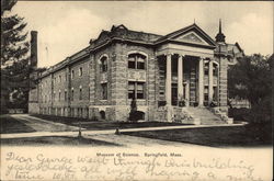 Museum of Science Springfield, MA Postcard Postcard