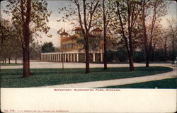 Refectory, Washington Park, Chicago Postcard