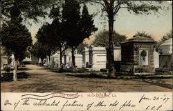 Matairie Cemetery Postcard