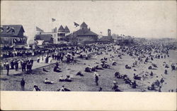 Revere Beach Scene Massachusetts Postcard Postcard