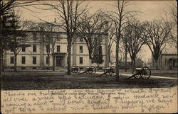 Barracks of United States Arsenal Springfield, MA Postcard Postcard