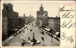 City Hall Square Postcard