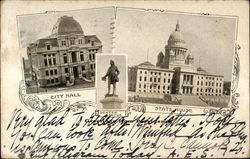 Greetings for Providence Postcard