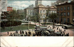 Brooklyn Bridge Terminal, City Hall Postcard