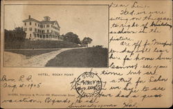 Hotel Rocky Point, RI Postcard Postcard