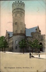 23rd Regiment Armory Postcard