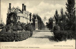 Houston Club, Hamilton Walk, University of Pennsylvania Postcard