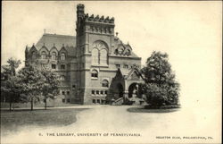 8. The Library, University of Pennsylvania Philadelphia, PA Postcard Postcard