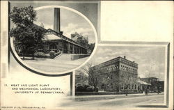 Heat and Light Plant and Mechanical Laboratory, University of Pennsylvania Postcard