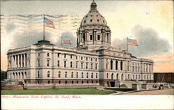 1677- Minnesota State Capitol Postcard