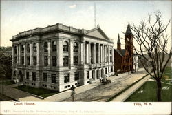 Court House. Troy, N. Y Postcard