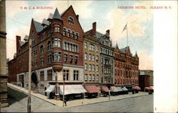 Y.M.C.A. Building; Kenmore Hotel Postcard