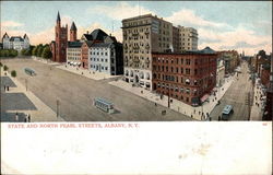 State and North Pearl Streets Postcard