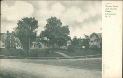 Corner Lenox and Douglas Roads Postcard